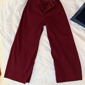 Anthropologie Women’s Deep Red Colette Pants